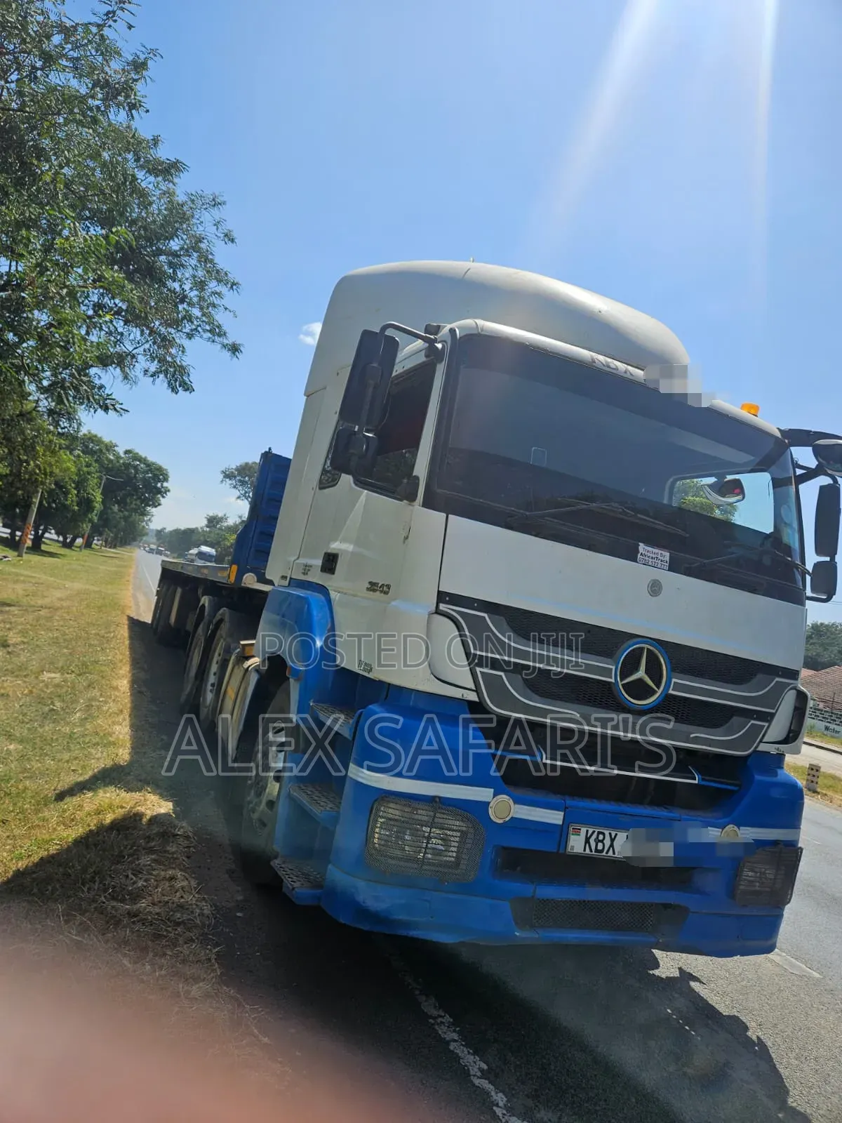 Axor 2543 Mp3 With Bhachu 40ft Flatbed Trailer and All New Tires