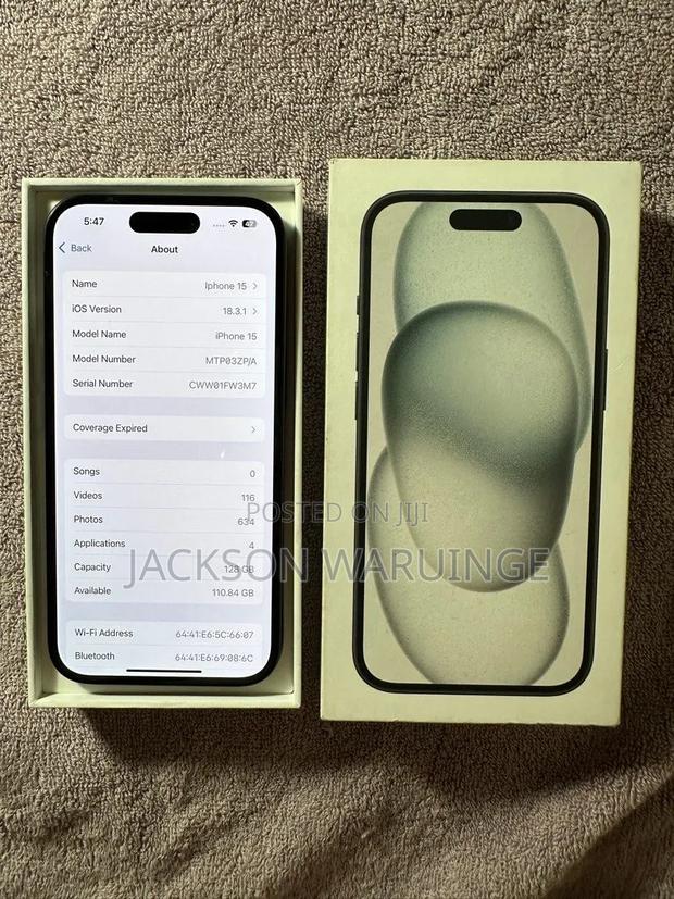 Apple iPhone 15 128 GB Black - thumbnail 4