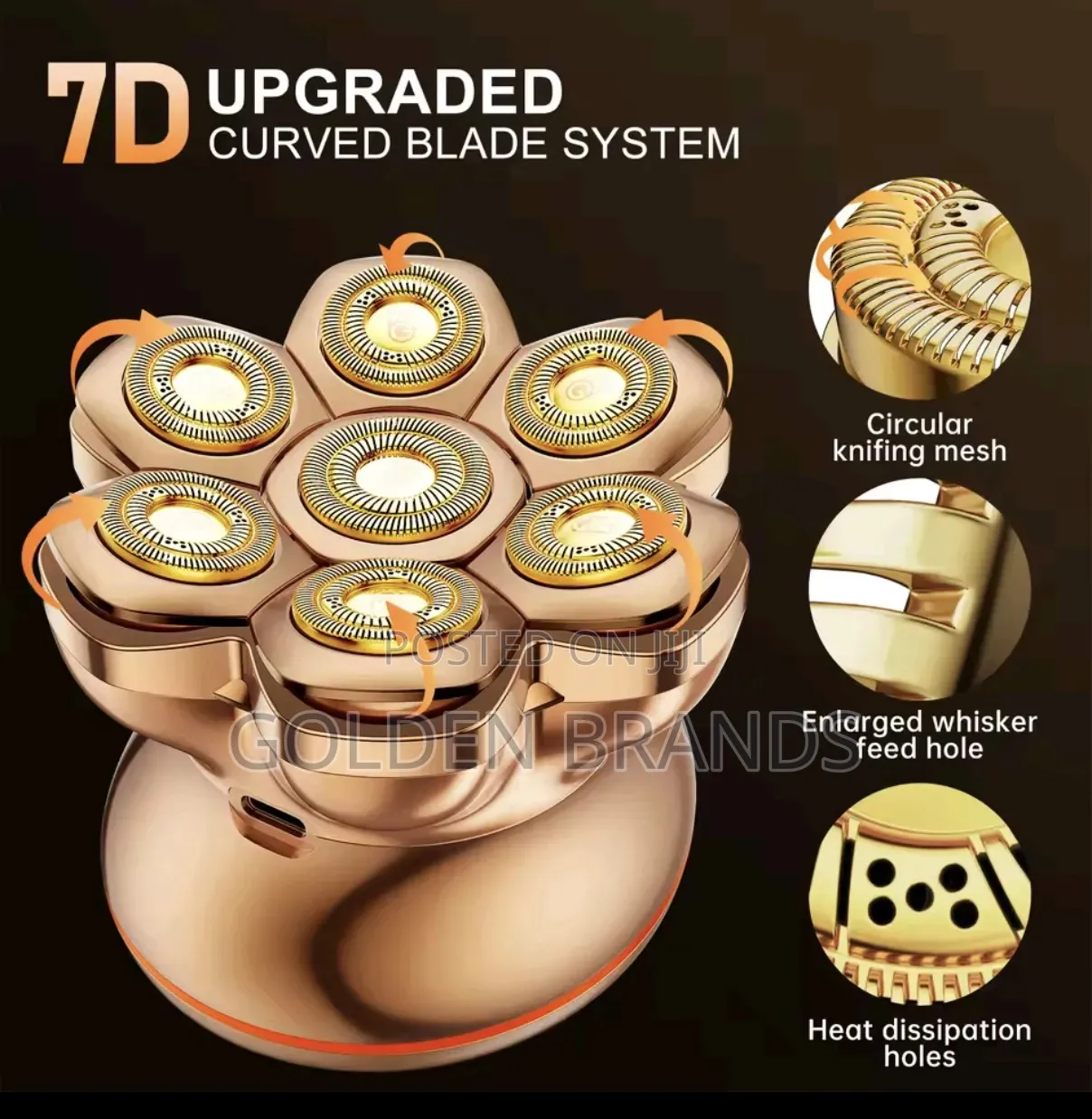 Maxgroom Pro Upgraded 7D Magnetic Mens Head Shaver