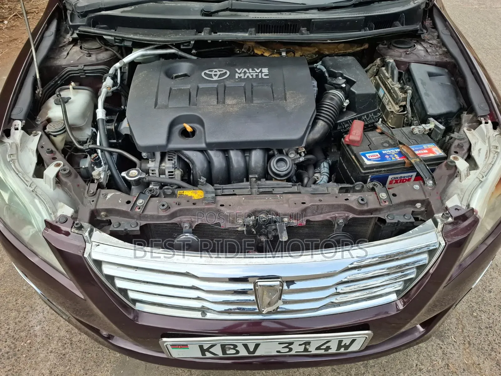 Toyota Premio 2008 Burgundy