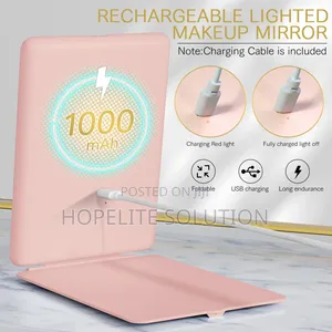 Rechargeable LED Travel Tablet Vanity Mirror