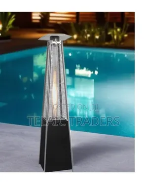Pyramid Patio Gas Heater With Quartz Flame Tube