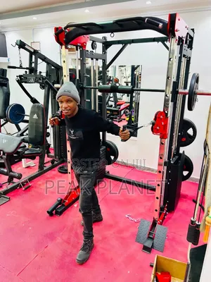 Premium Smith Machine With Dual 70KG Weight Stacks