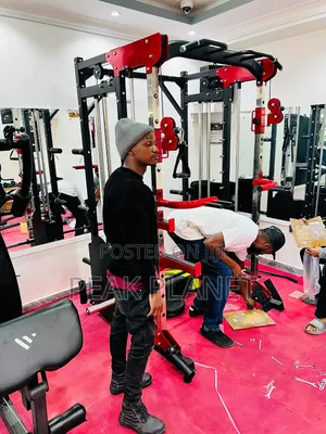 Full Body Workout Smith Machine – Multi Gym Training Station