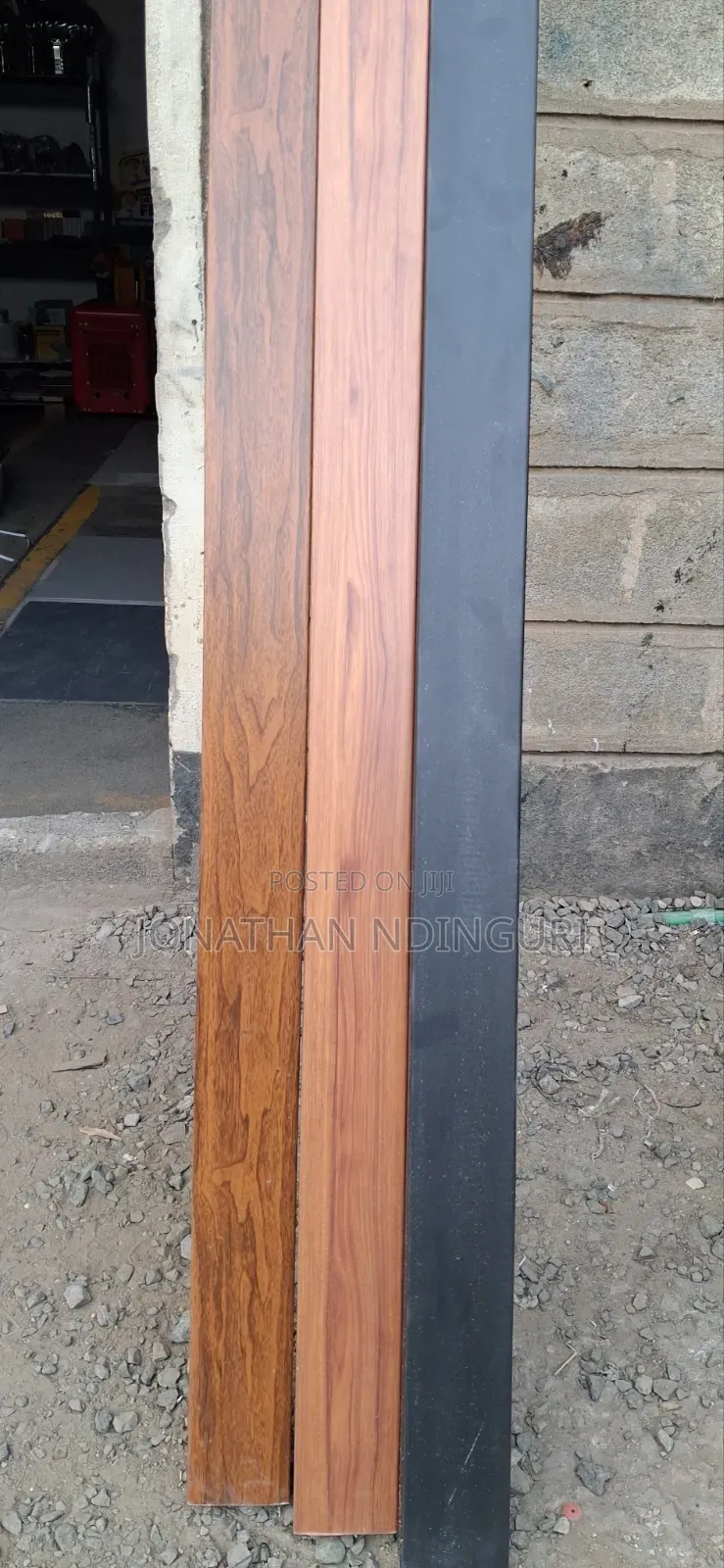 PVC Wood Grain Baffle Tubes