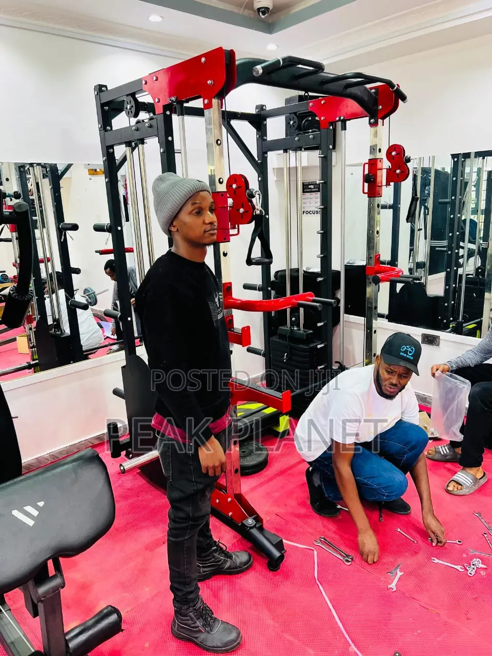 Complete Home Gym Station – Smith Machine Dual Cable System