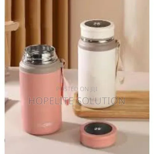 900ml Thermometer Lid Fashion Food Flask Thermocup
