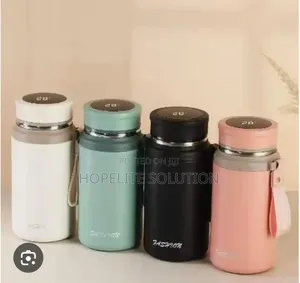 900ml Thermometer Lid Fashion Food Flask Thermocup
