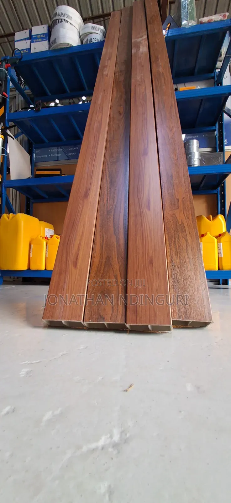 Wood Finish PVC Baffle Tubes