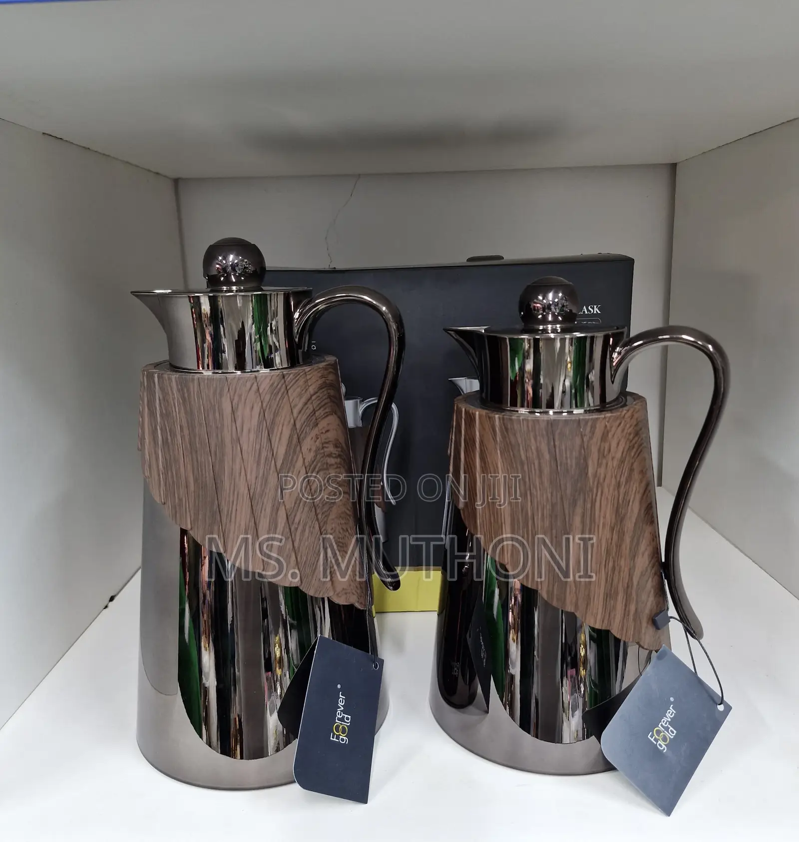 Dual Forever Gold Luxury Vacuum Flask (1L 1.3L)