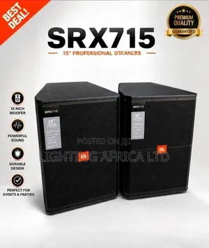 2 Pieces JBL 15" Mid Range Speakers Srx716 Original With Warranty