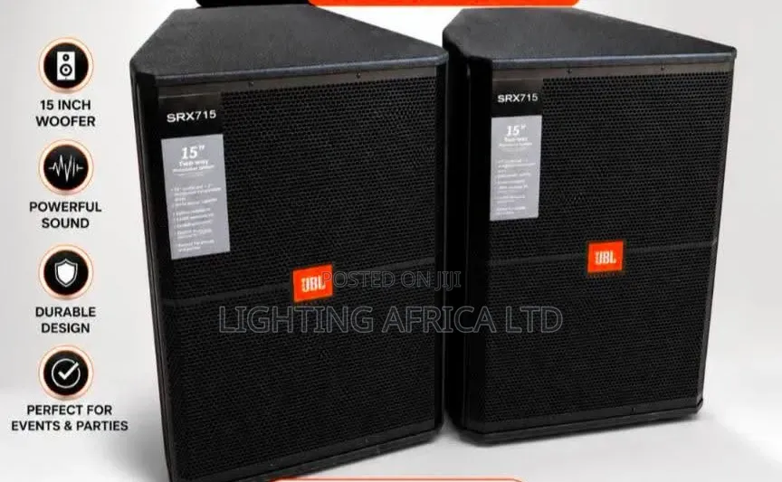 2 Pieces JBL 15" Mid Range Speakers Srx716 Original With Warranty