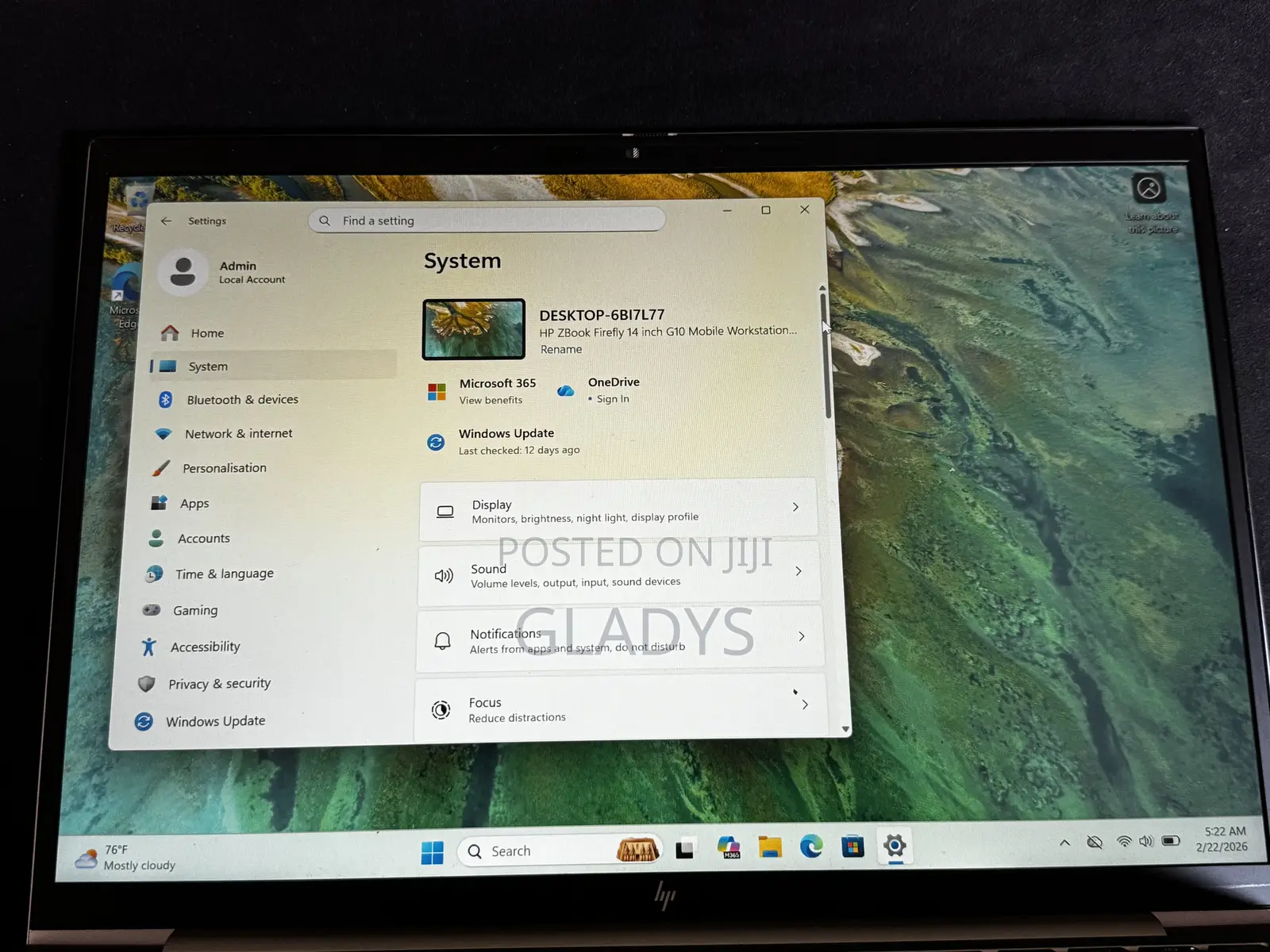 Laptop HP ZBook Firefly 14 G10 16GB Intel Core i5 SSD 1T