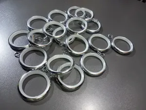 Shinny Silver Silent Rings Curtain Rings Environmental Friendly