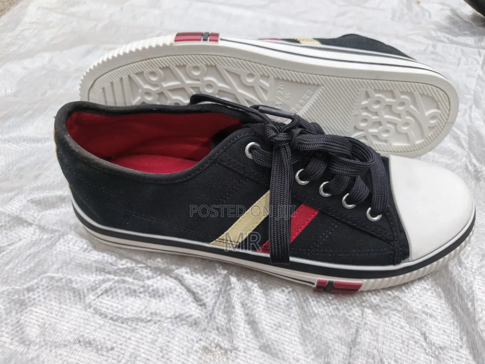 Cream Convers $ Rubber Shoes