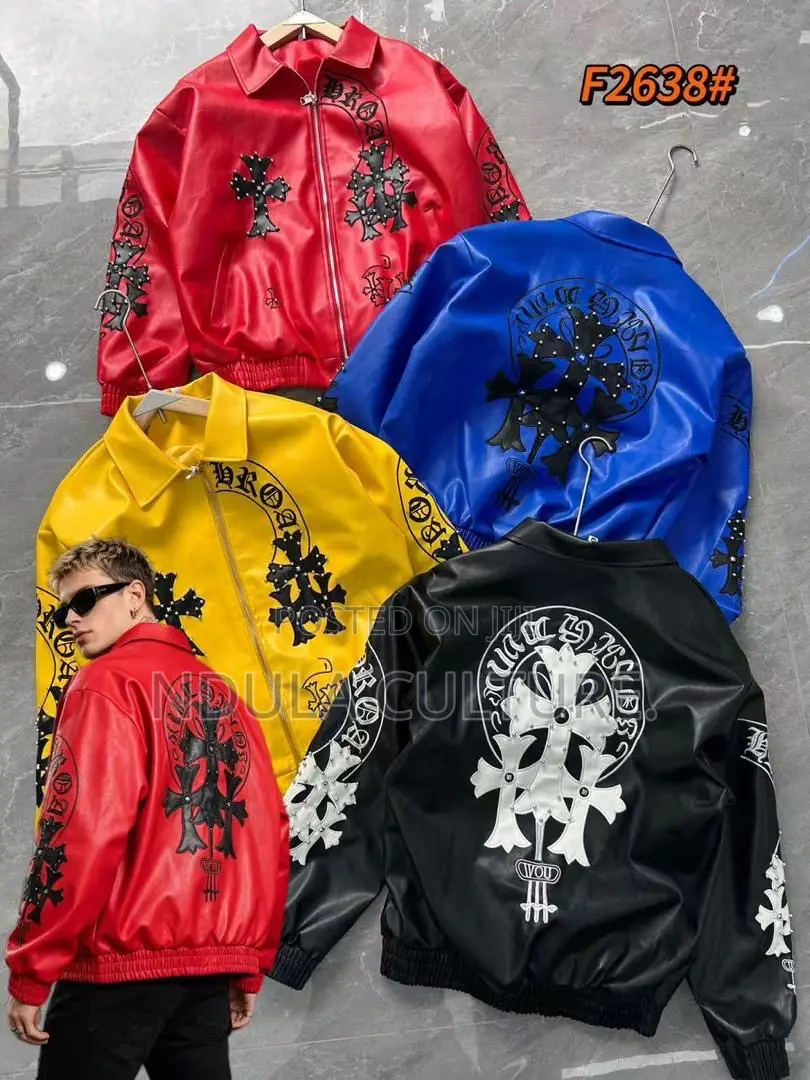 Chrome Baggy Leather Jackets