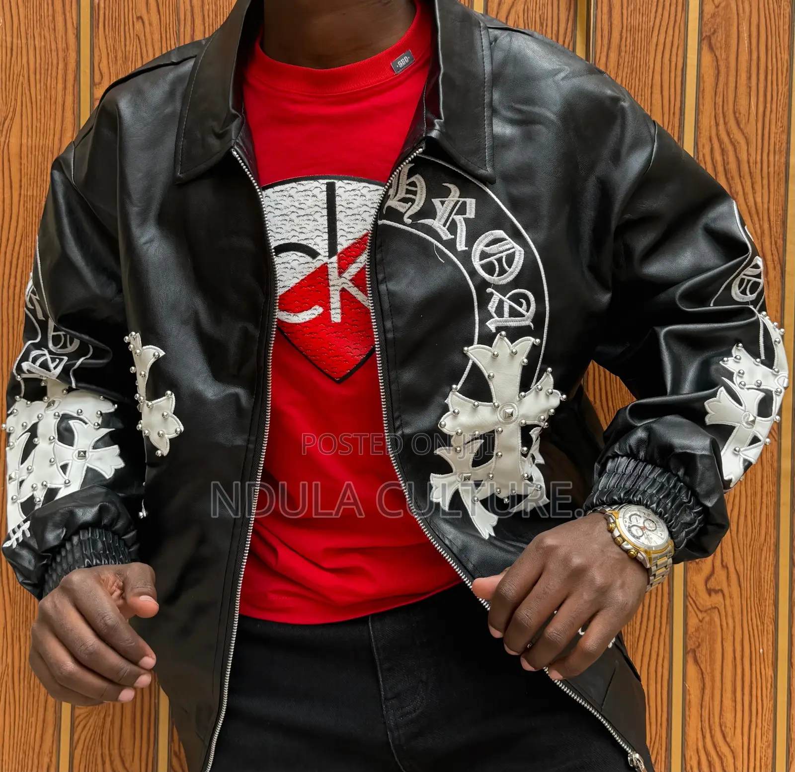Chrome Baggy Leather Jackets