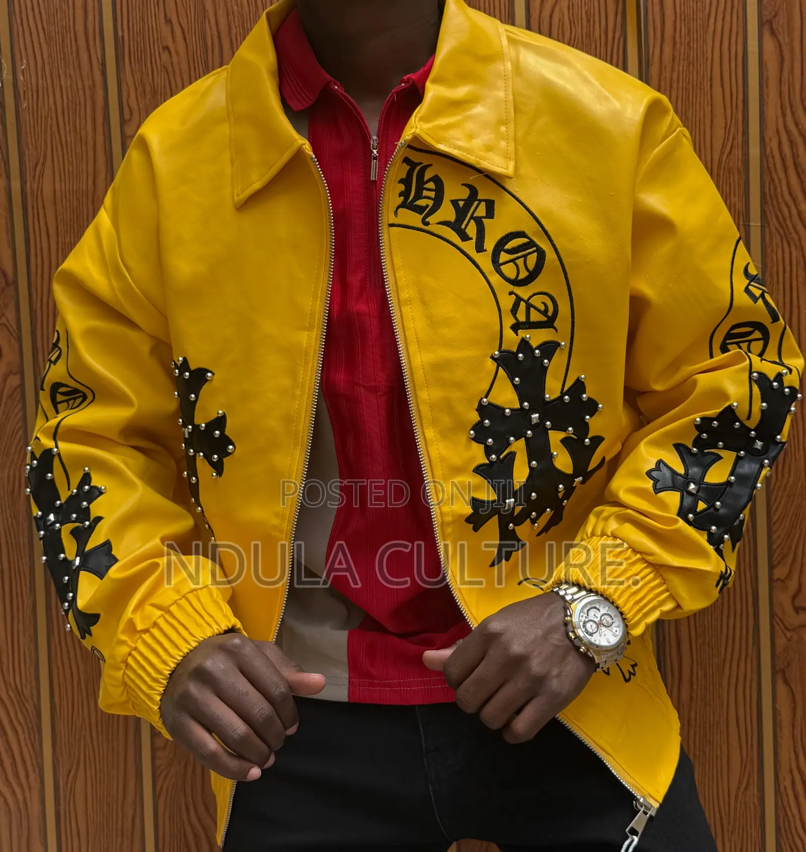 Chrome Baggy Leather Jackets