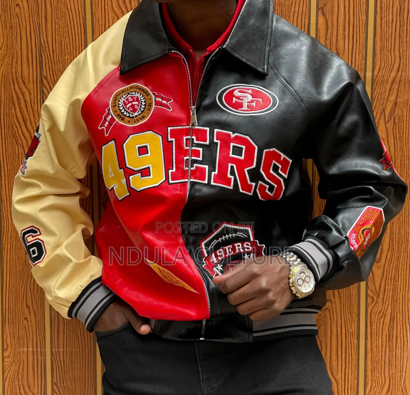 Chrome Baggy Leather Jackets