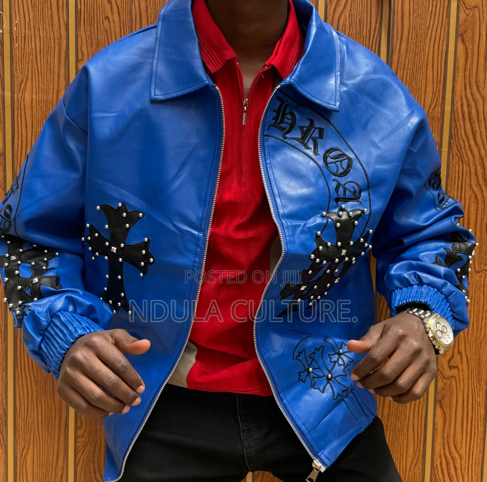 Chrome Baggy Leather Jackets