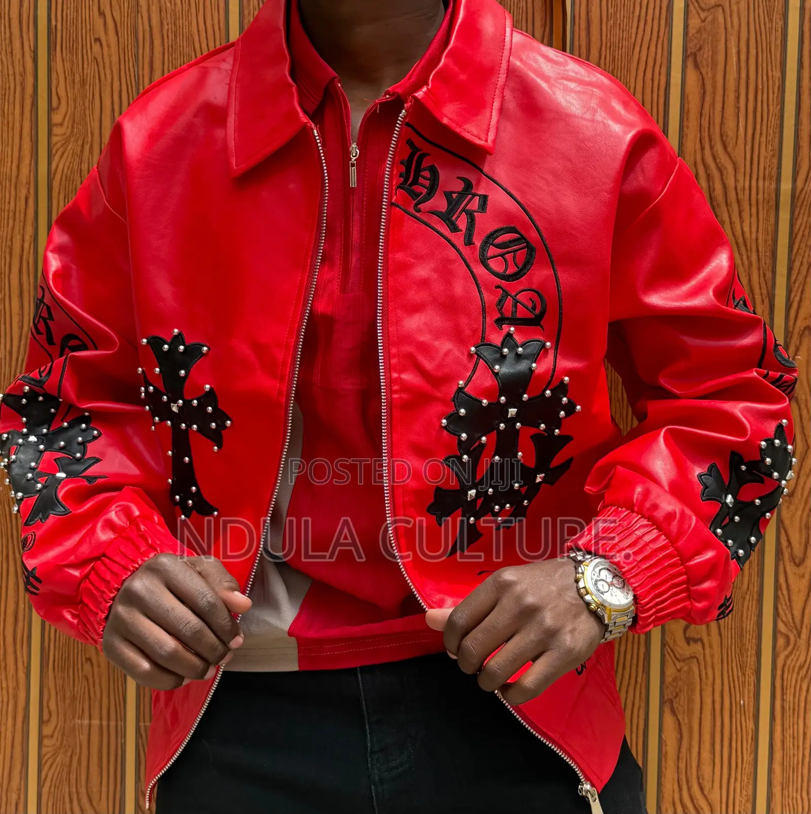 Chrome Baggy Leather Jackets