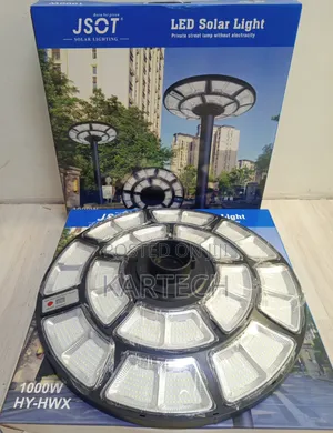 JSOT HY-HWX 1000W Solar Garden Street Light With Auto Sensor