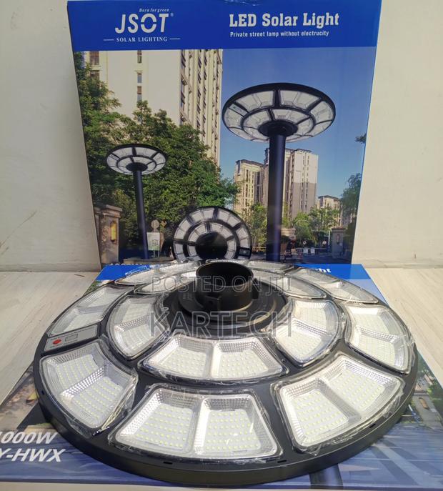 JSOT HY-HWX 1000W Solar Garden Street Light With Auto Sensor - thumbnail 2