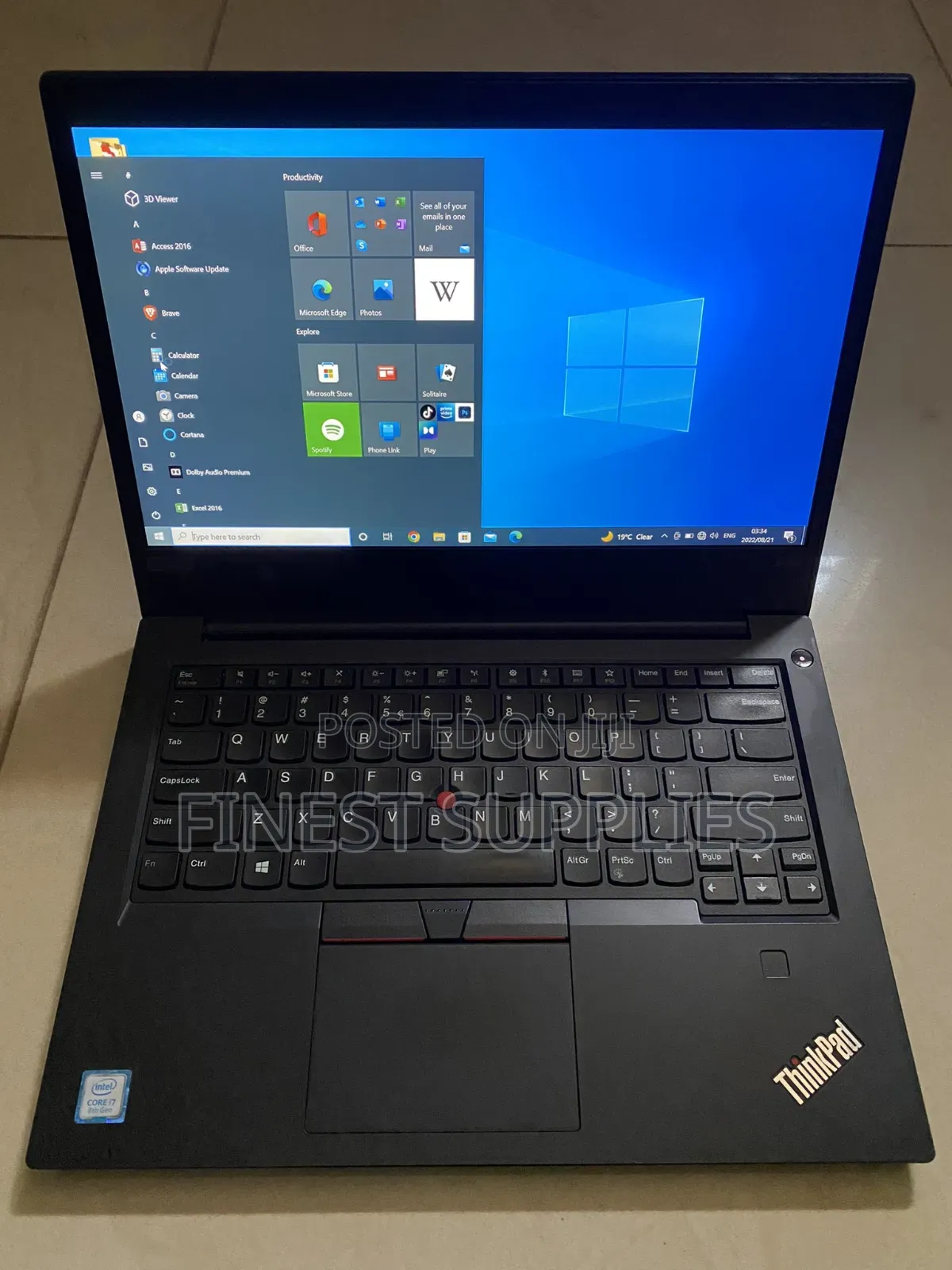 Laptop Lenovo ThinkPad T480 8GB Intel Core i7 SSD 256GB