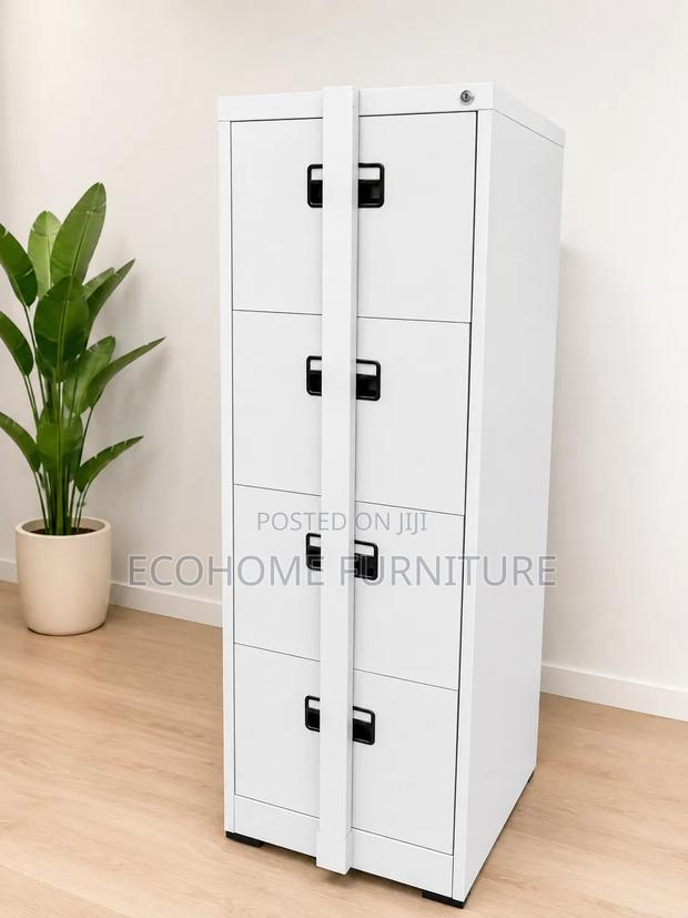 4-Door Steel Office Locker Cabinet - main view