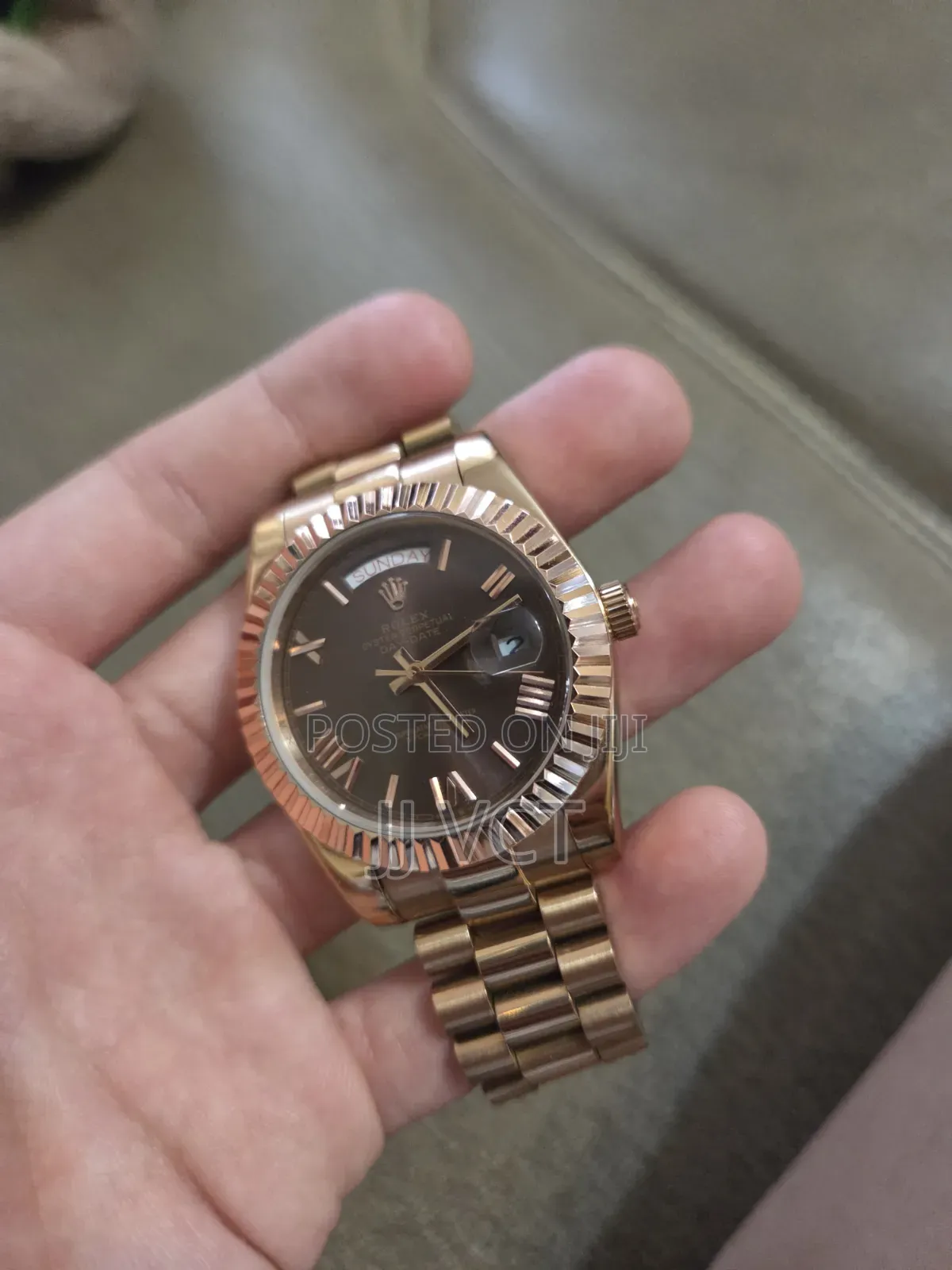 ROLEX Day to Date Oyster Perpetual Rose Gold