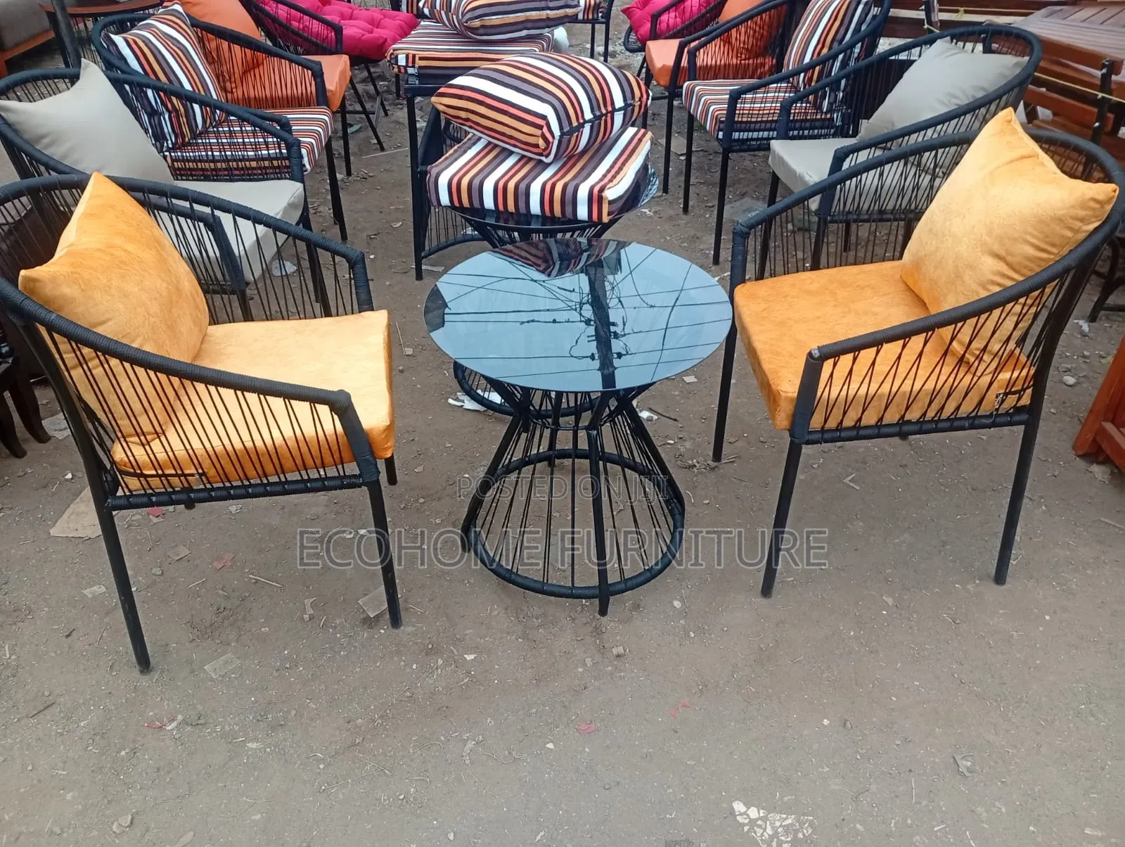 2-Seater Outdoor Bistro Set