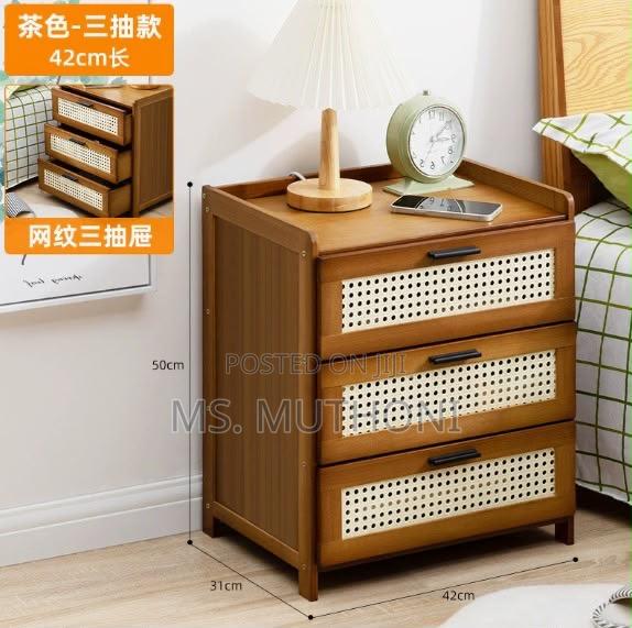 3 Drawer DIY Rattan Nightstand - thumbnail 2