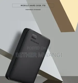 1 TB- WD External Hard Drive