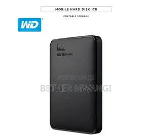 1 TB- WD External Hard Drive