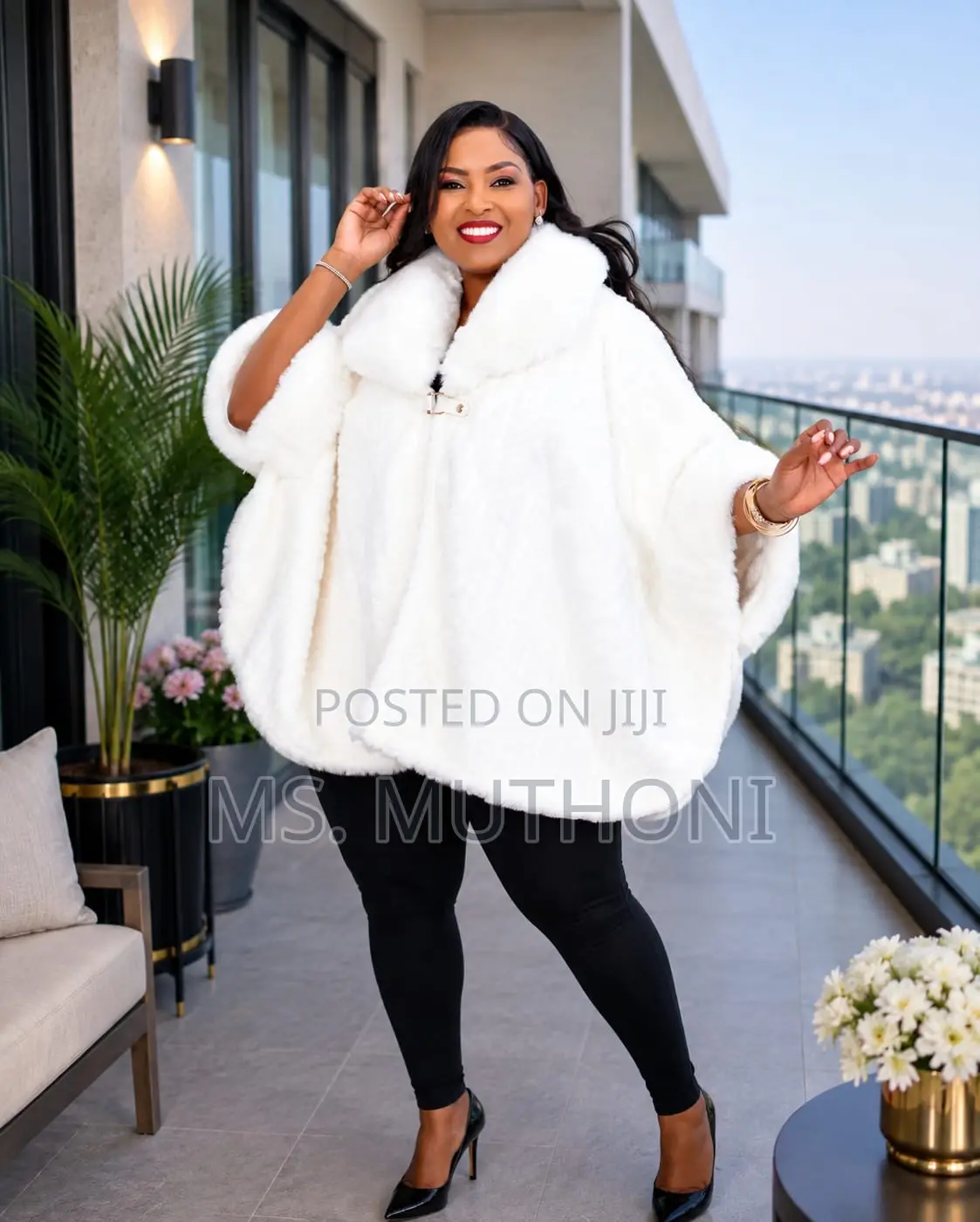 Free Size Warm Classy Soft Ponchos