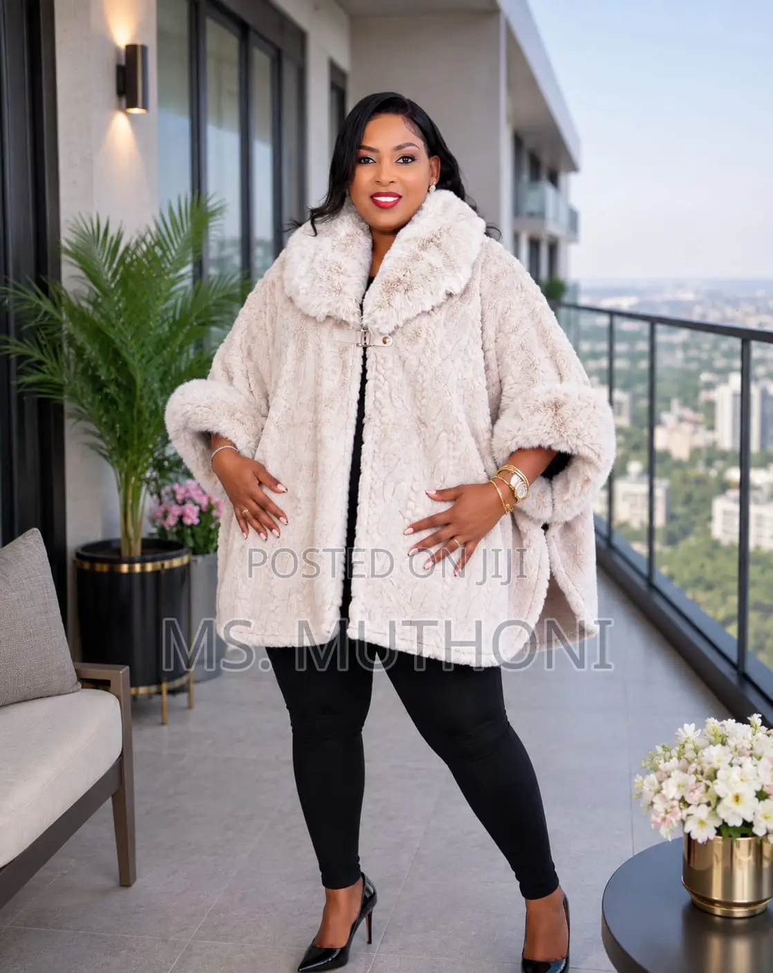 Free Size Warm Classy Soft Ponchos