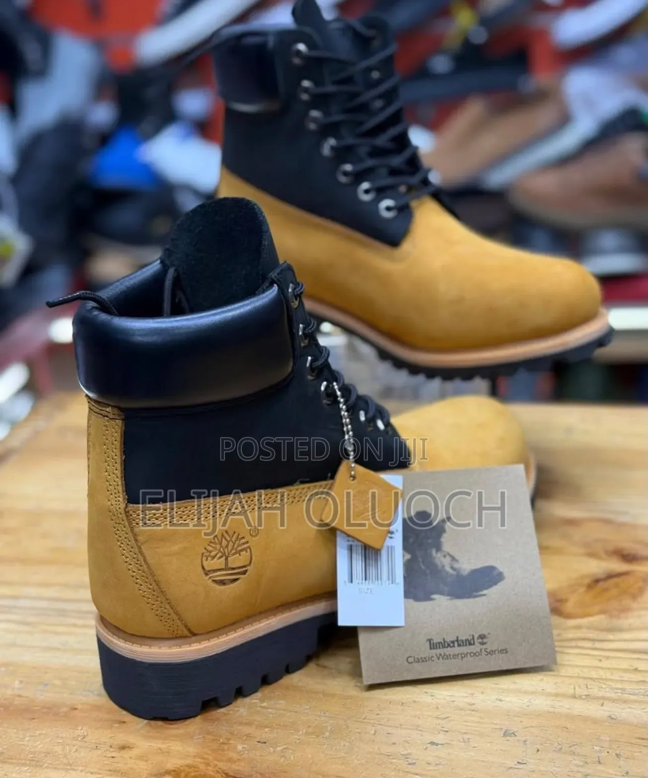 Timberland. “Brown Black ” Quality Leather Size 39-45