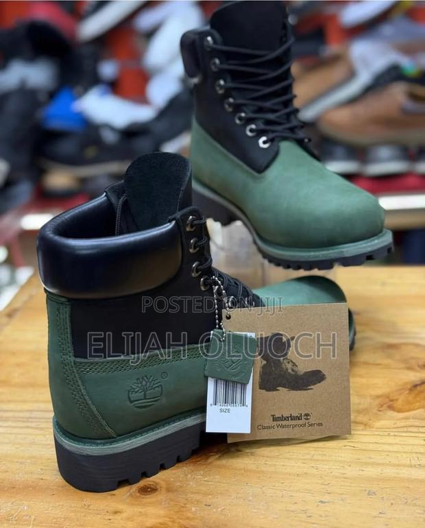 Timberland. “Green Black ” Quality Leather Size 39-45 - thumbnail 3