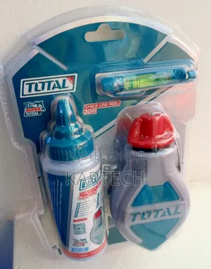 TOTAL Professional Chalk Line Marking Kit – 30M