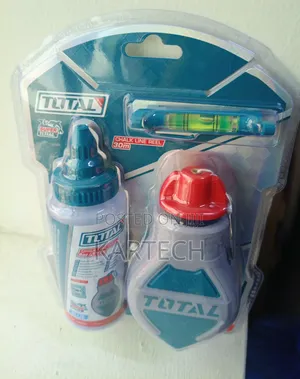 TOTAL 30M Chalk Line Reel Set for Construction Carpentry