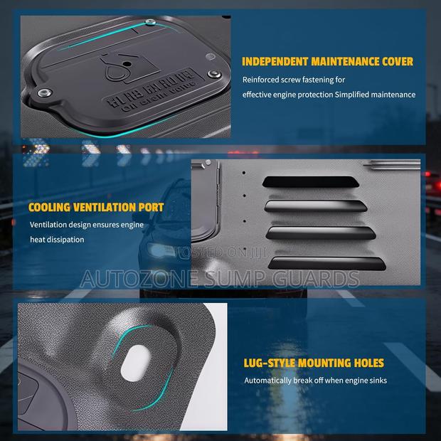 Front Engine Splash Shield Fit for Volkswagen Jetta 2019-2024, - thumbnail 3