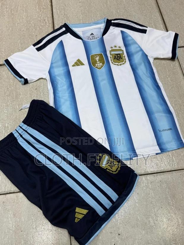 Argentina Home Kids World Cup Jersey 2026.
