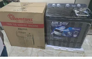 Washing Machine 10kg Ramtons Twins Tub Black