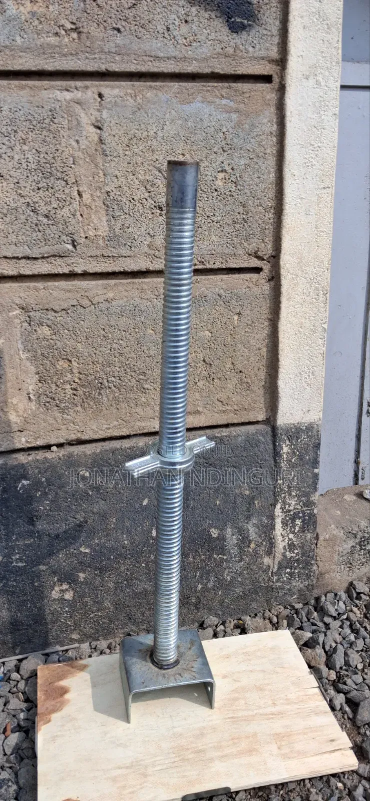 Adjustable Scaffold Base Jack – U-Shape Support System
