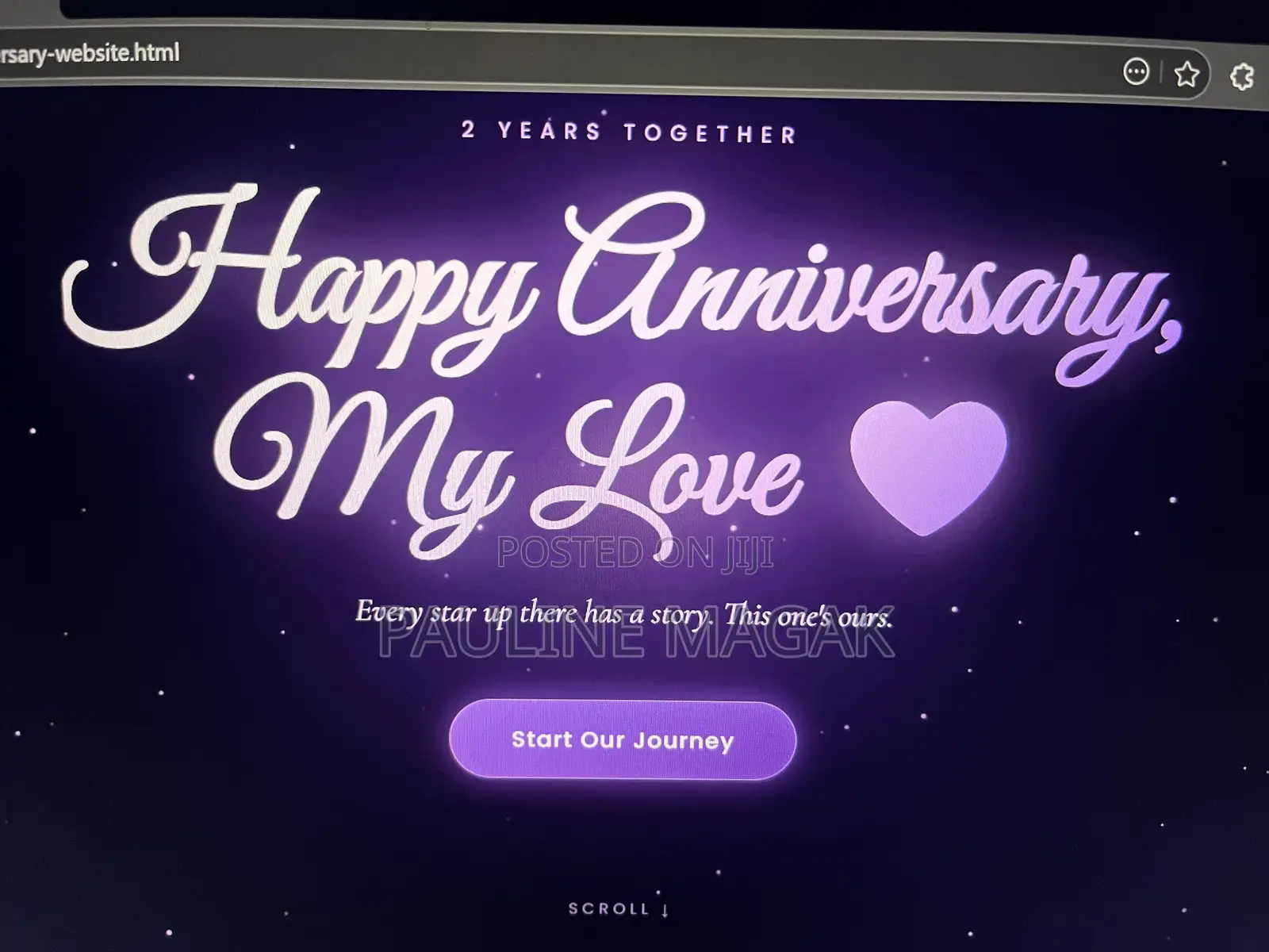 Your Love, but Make It a Website