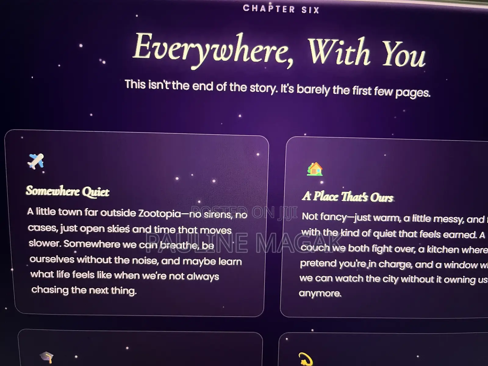 Your Love, but Make It a Website
