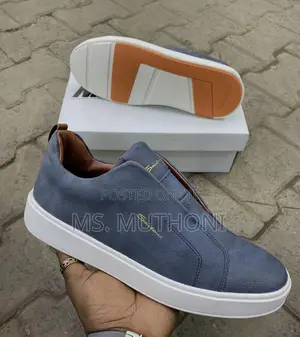 Premium Santoni Milano Slip-on Sneakers Size 40-45