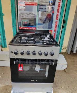 Mika 60×60 Standing Cooker – 3 Gas Pool Jet Burners + 1 Electric