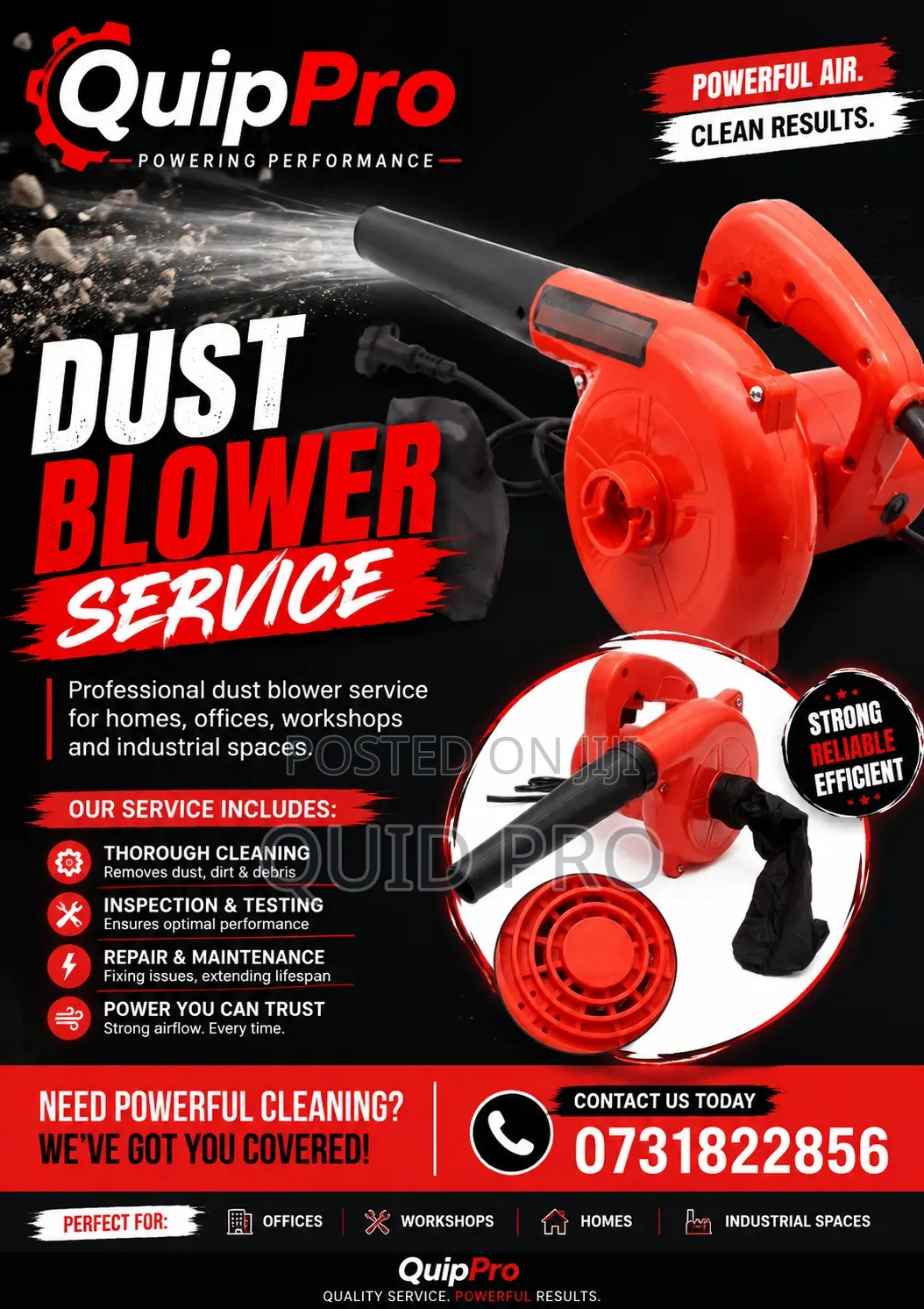 Dust Blower Services