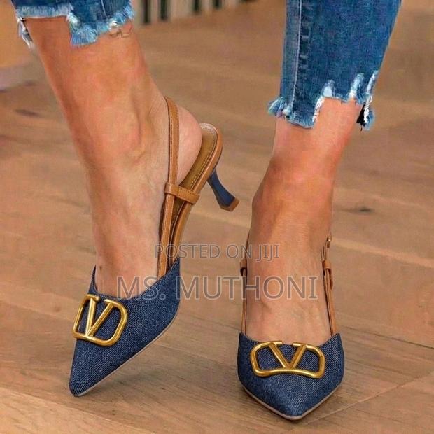 Ladies Designer Kitten Heels Size 36-41 - thumbnail 3